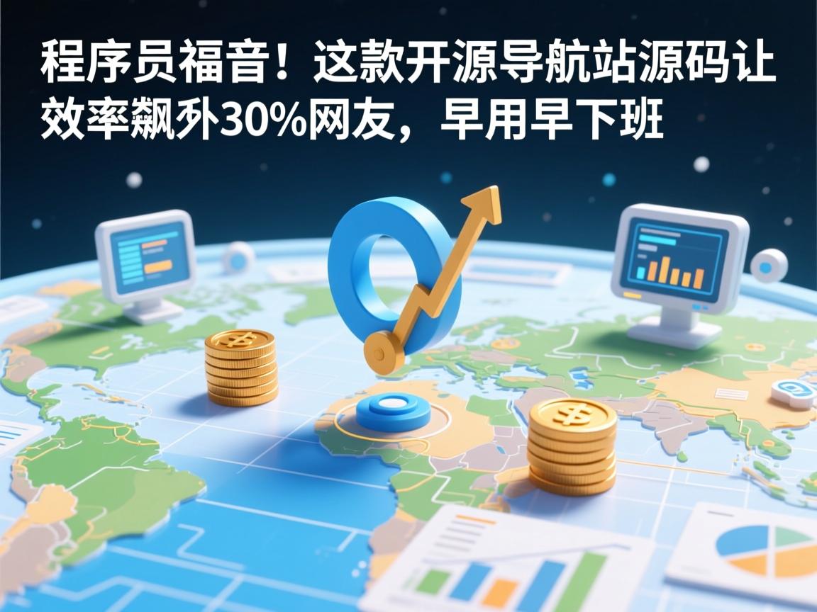 程序员福音！这款开源导航站源码让效率飙升300%网友，早用早下班