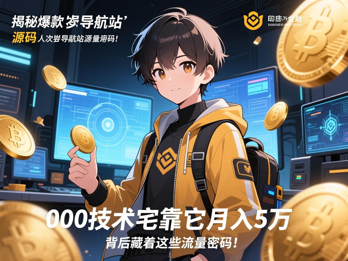 揭秘爆款二次元导航站源码,00后技术宅靠它月入5万,背后藏着这些流量密码!