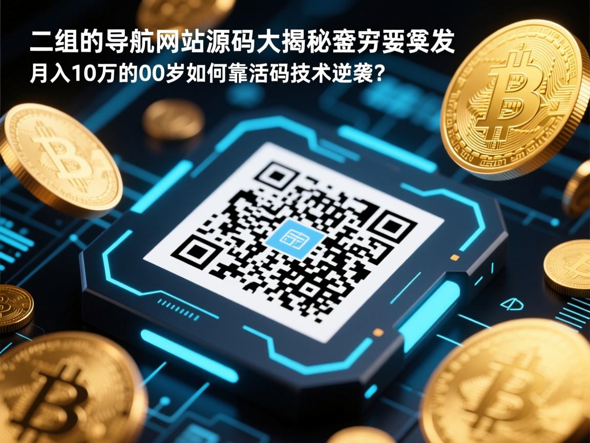 二维码导航网站源码大揭秘,月入10万的00后如何靠活码技术逆袭?
