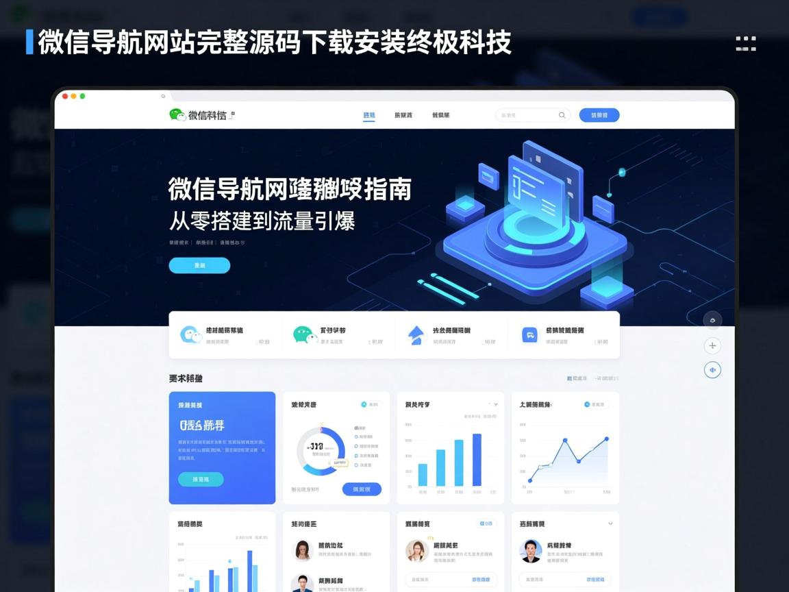 微信导航网站完整源码下载安装终极指南,从零搭建到流量引爆