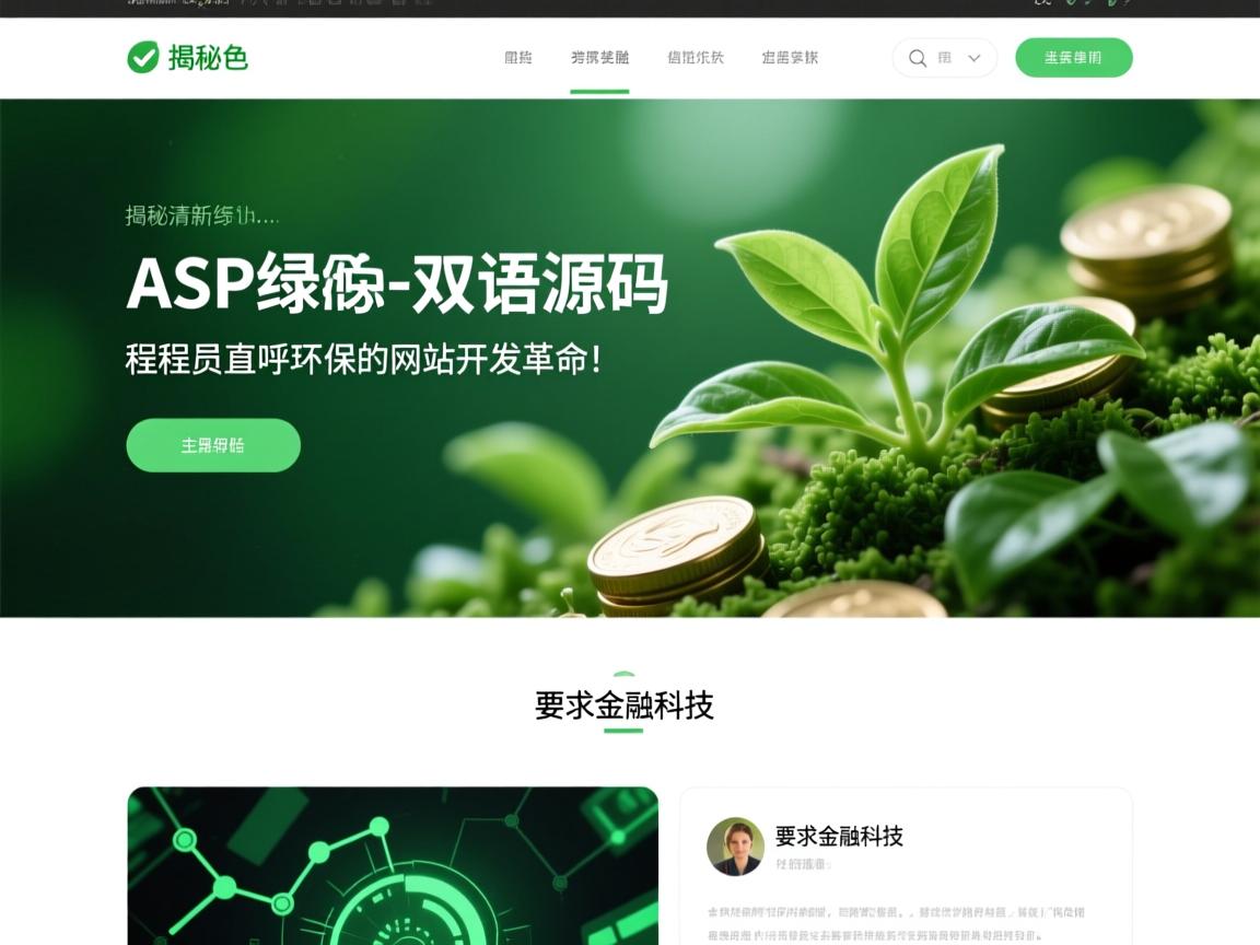 揭秘清新绿ASP双语源码,程序员直呼环保的网站开发革命!