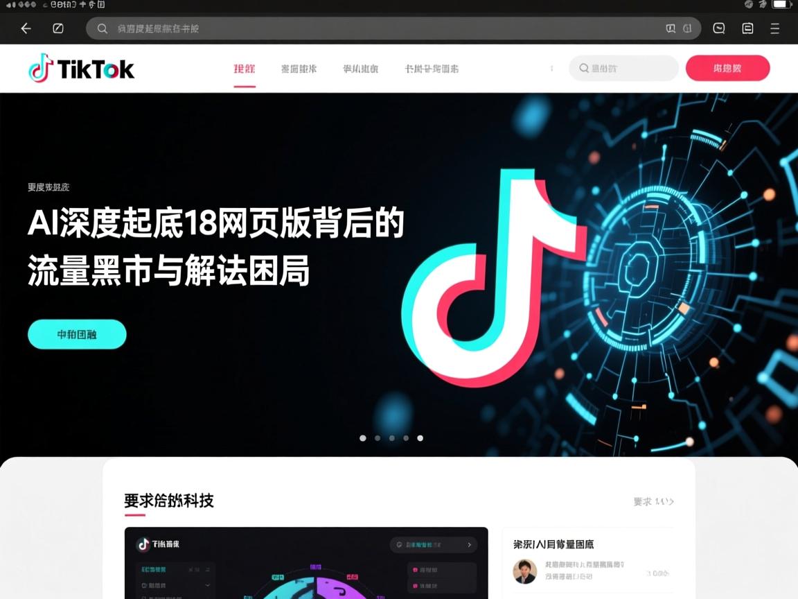 AI深度起底,TikTok18网页版背后的流量黑市与算法困局
