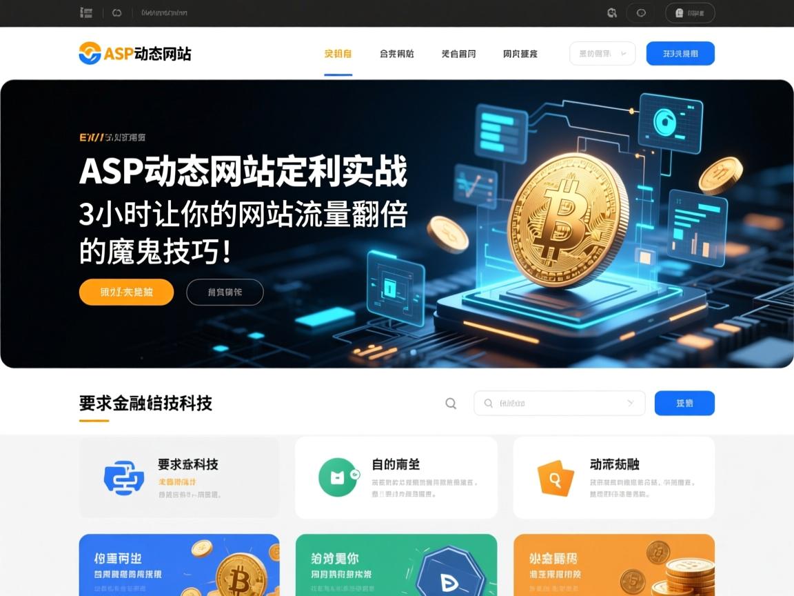 ASP动态网站自定义实战，3小时让你的网站流量翻倍的魔鬼技巧！