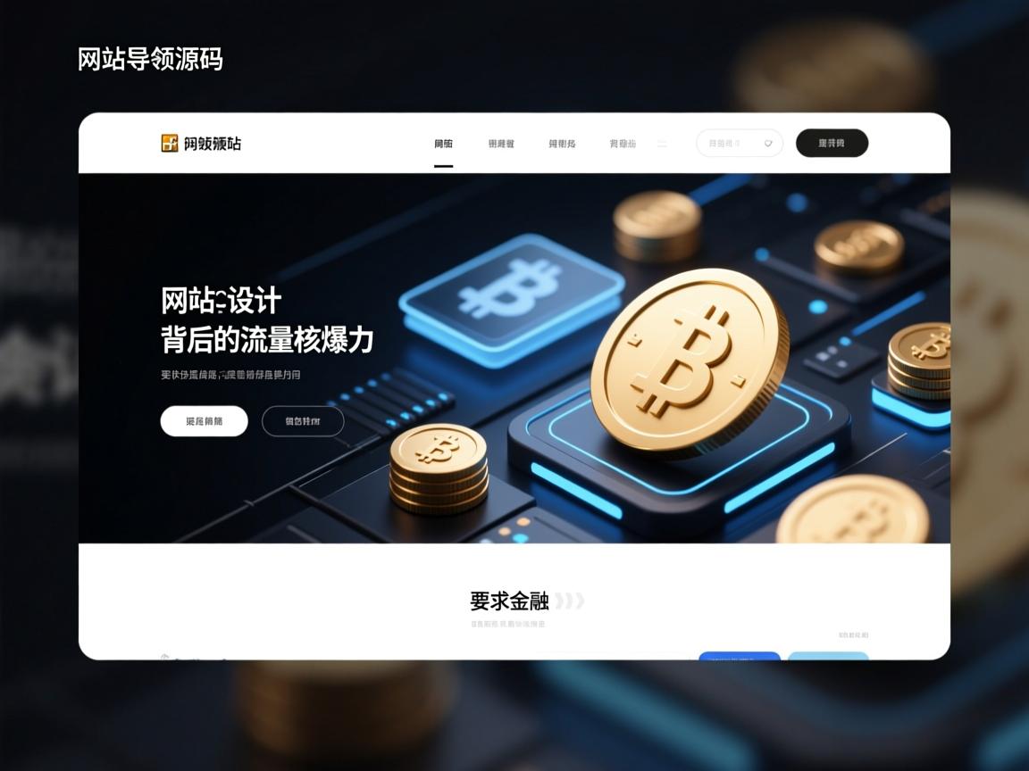 简约网站导航源码,极简设计背后的流量核爆力