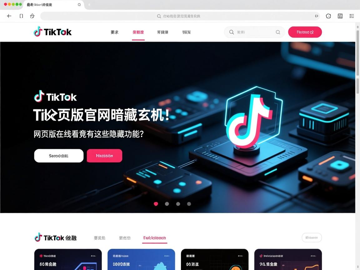 TikTok网页版官网暗藏玄机!网页版在线看竟有这些隐藏功能?