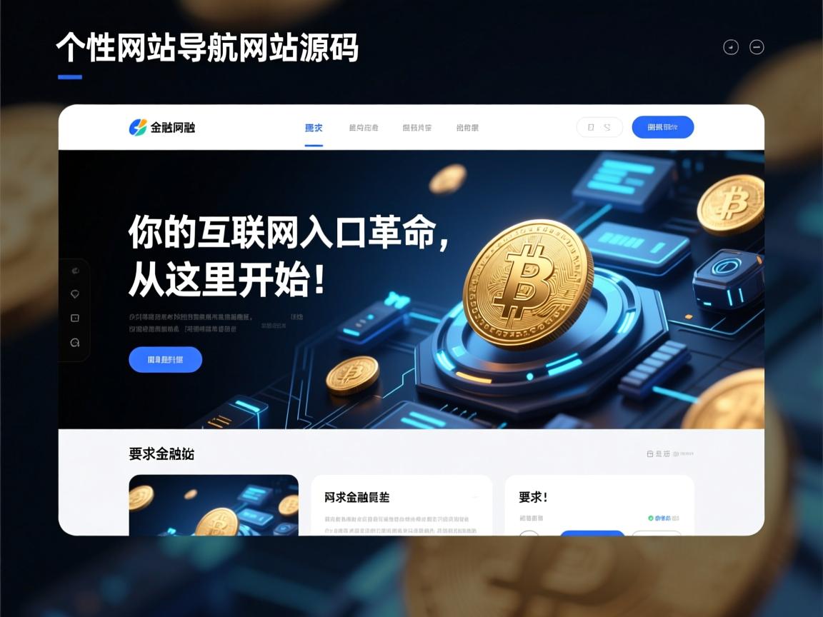 个性网址导航网站源码，你的互联网入口革命，从这里开始！