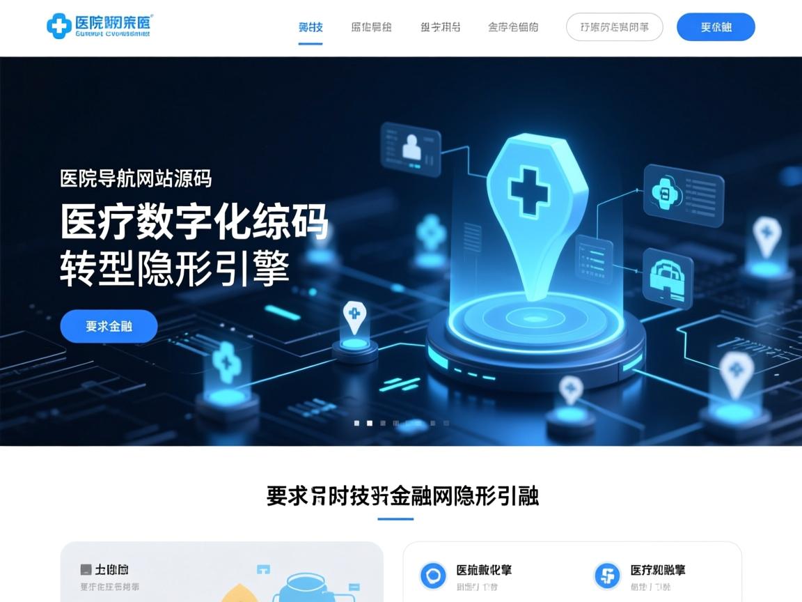 医院导航网站源码,医疗数字化转型的隐形引擎