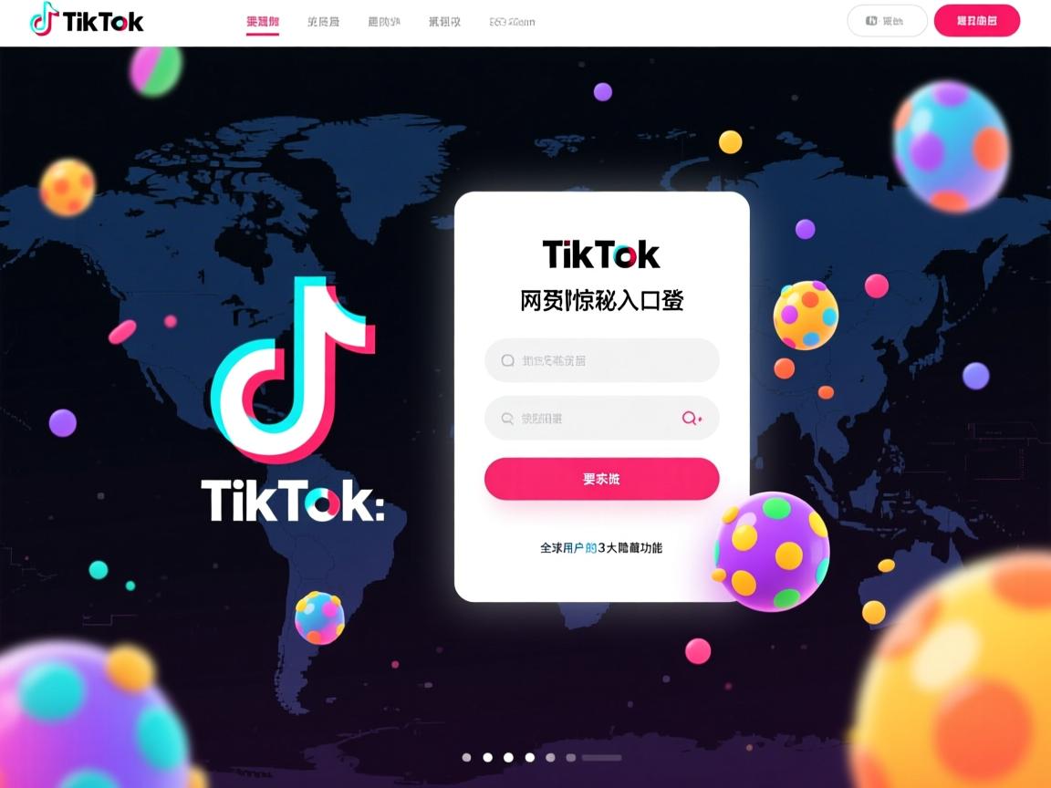 TikTok网页版登录入口惊现神秘彩蛋!全球用户疯狂测试的3大隐藏功能
