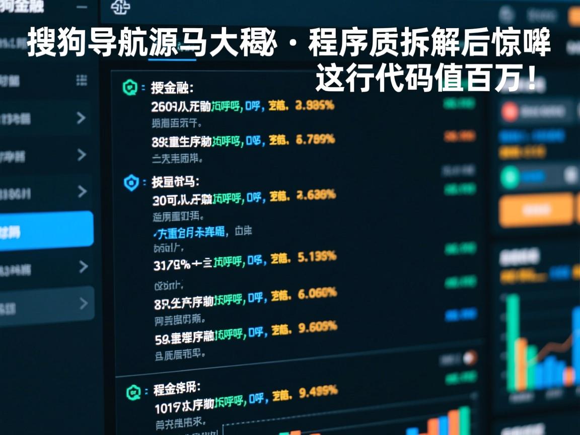 搜狗导航源码大揭秘,程序员拆解后惊呼这行代码值百万!