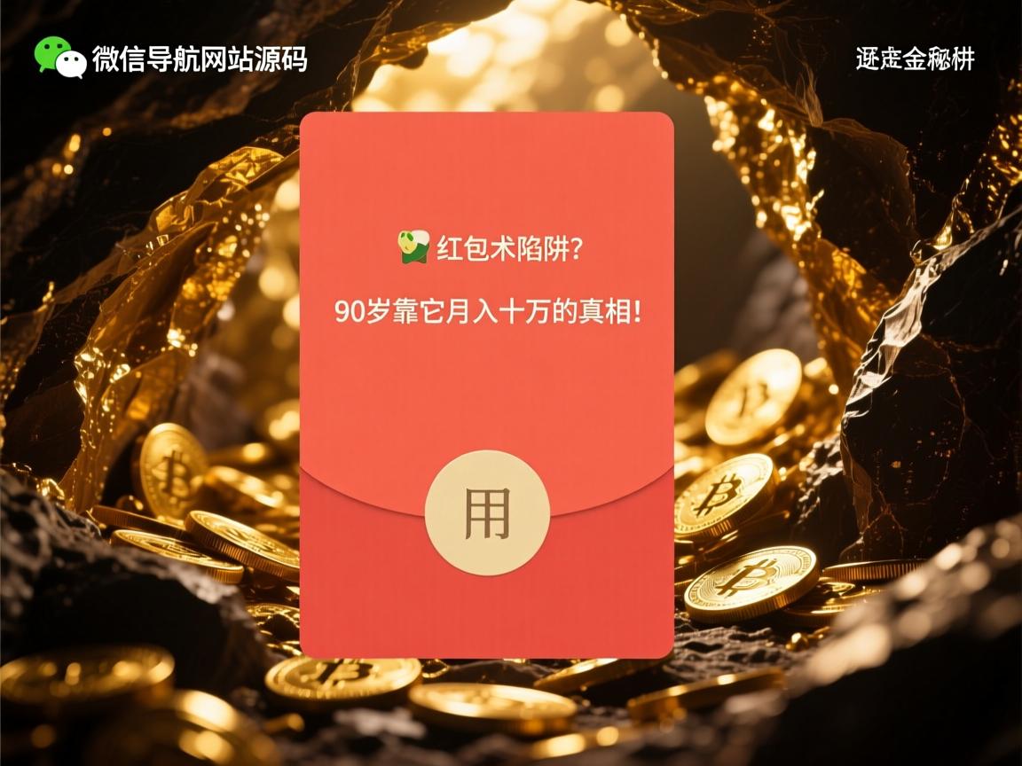 微信红包导航网站源码,隐秘金矿还是技术陷阱?90后靠它月入十万的真相!