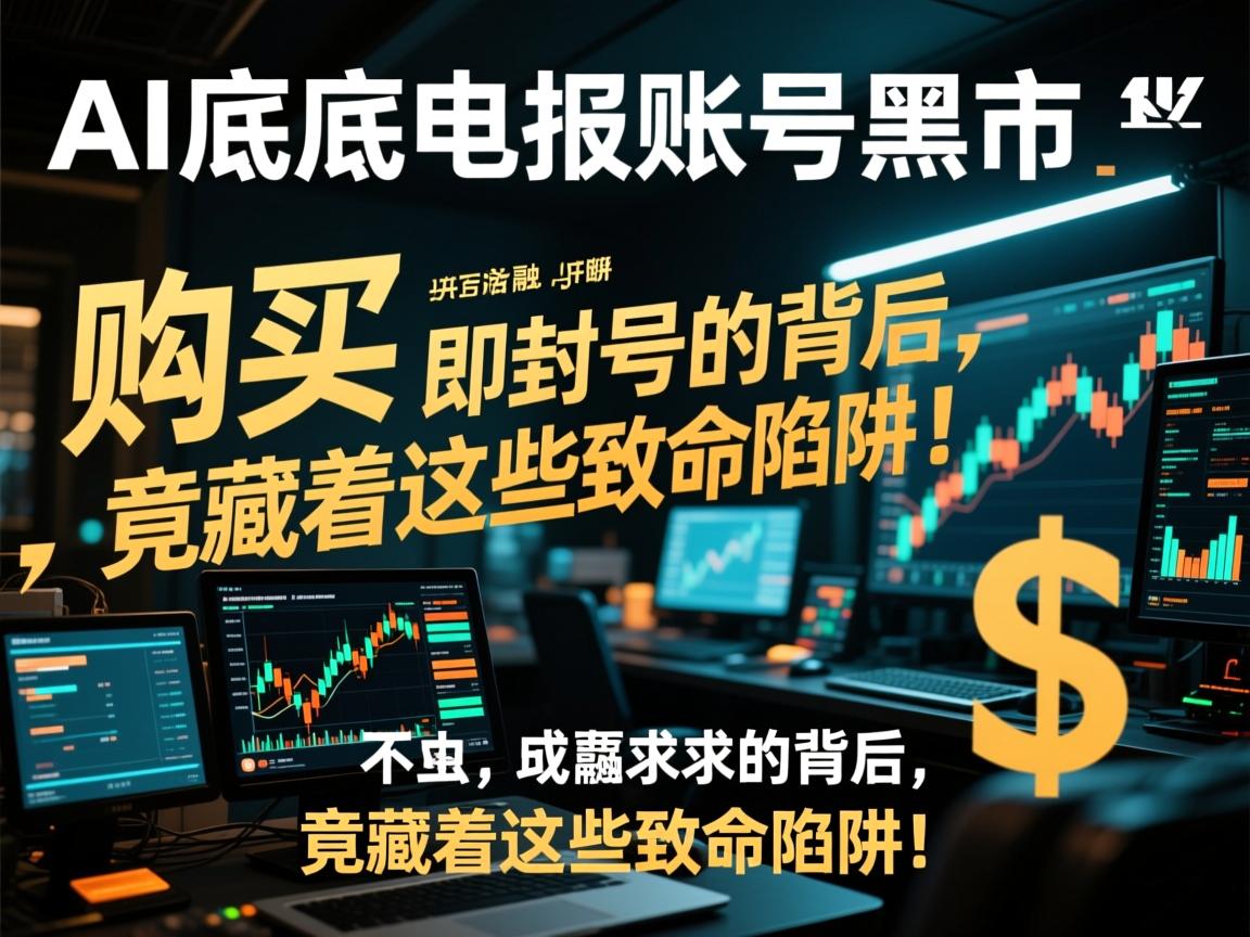 AI起底电报账号黑市,购买即封号的背后,竟藏着这些致命陷阱!
