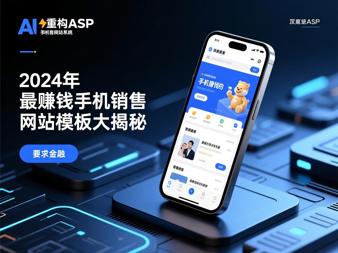 AI重构ASP手机销售网站系统,2024年最赚钱的手机销售网站模板大揭秘
