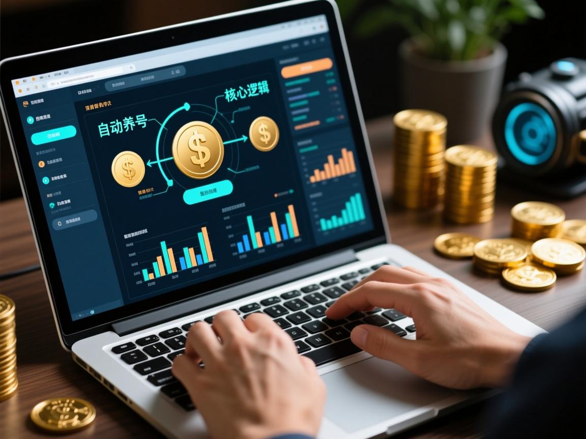 自动化养号脚本核心逻辑(模拟人类操作)