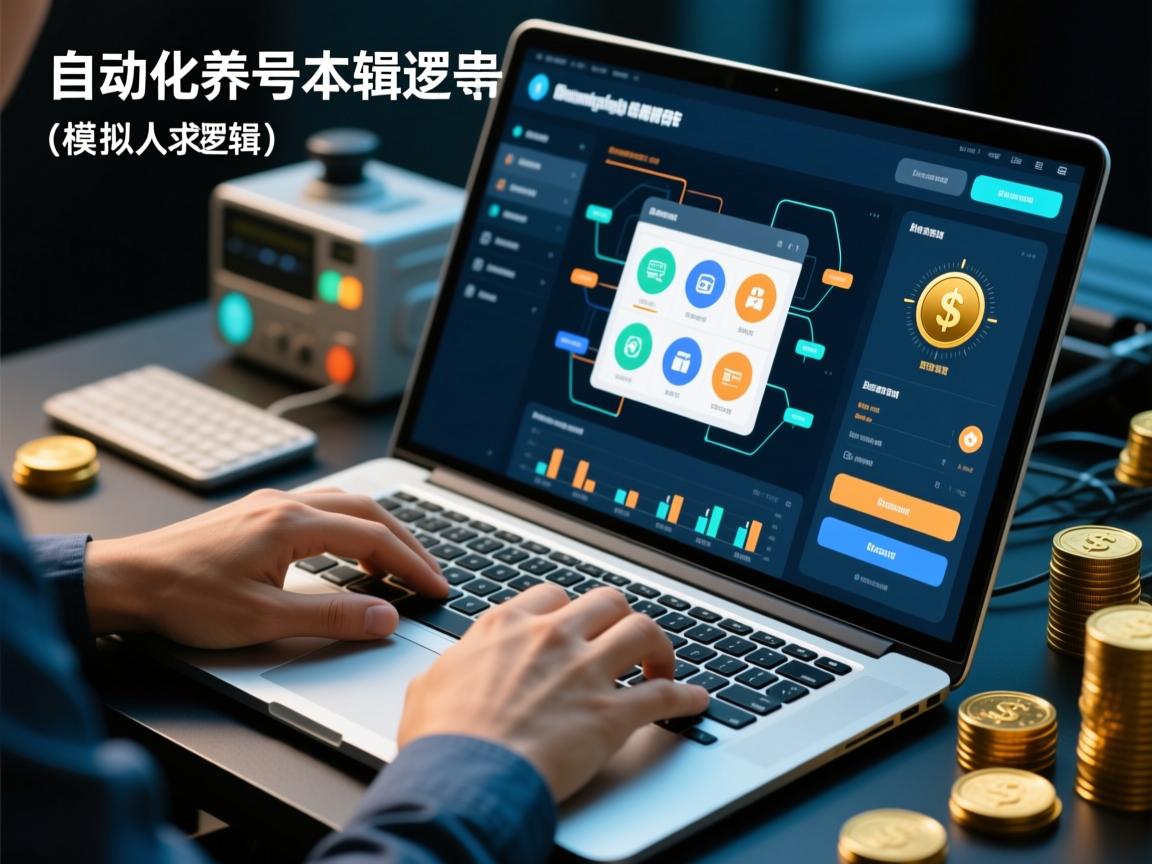 自动化养号脚本核心逻辑(模拟人类操作)