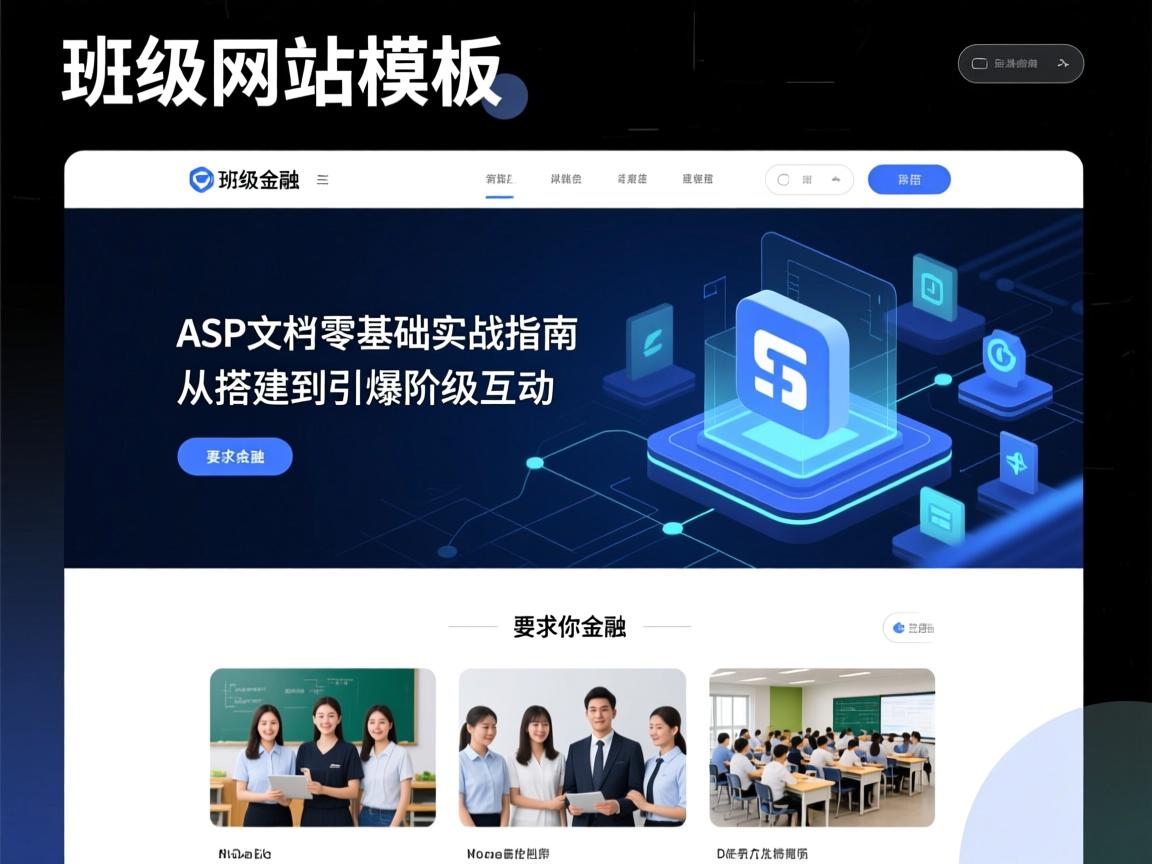 班级网站模板ASP文档零基础实战指南,从搭建到引爆班级互动