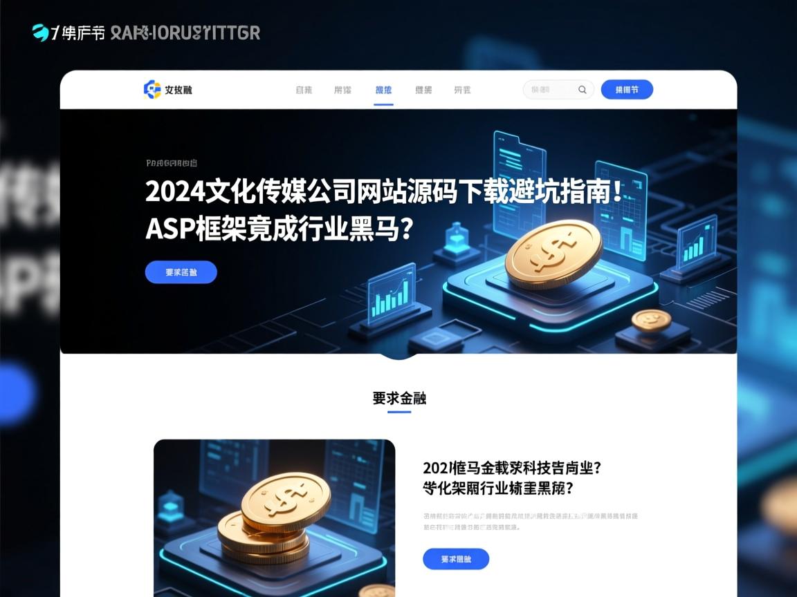 2024文化传媒公司网站源码下载避坑指南!ASP框架竟成行业黑马?