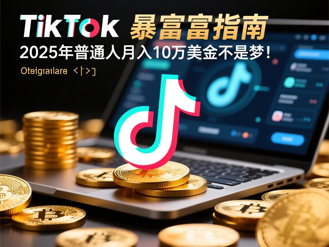TikTok暴富指南,2025年普通人月入10万美金不是梦!