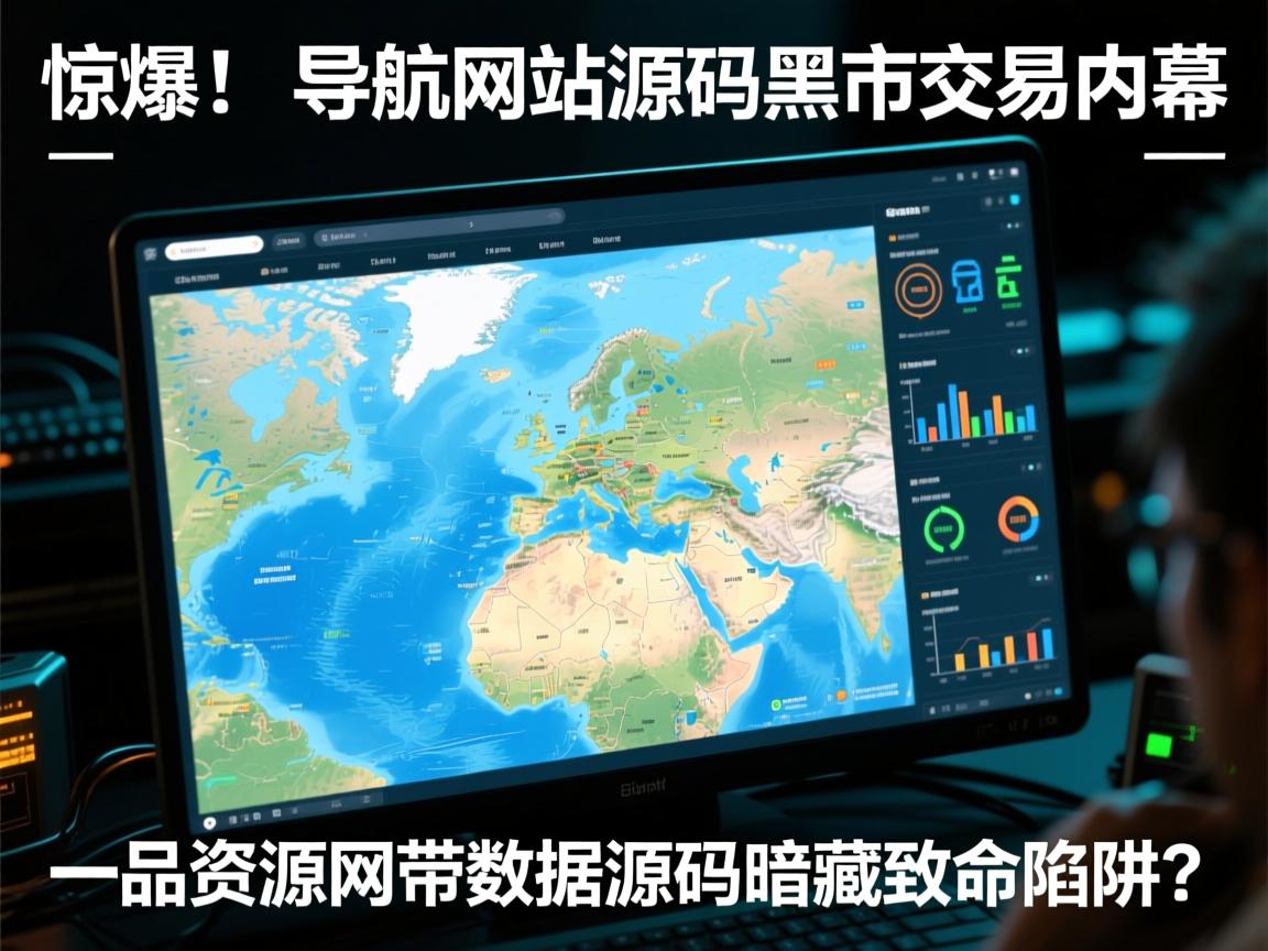 惊爆！导航网站源码黑市交易内幕，一品资源网带数据源码暗藏致命陷阱？