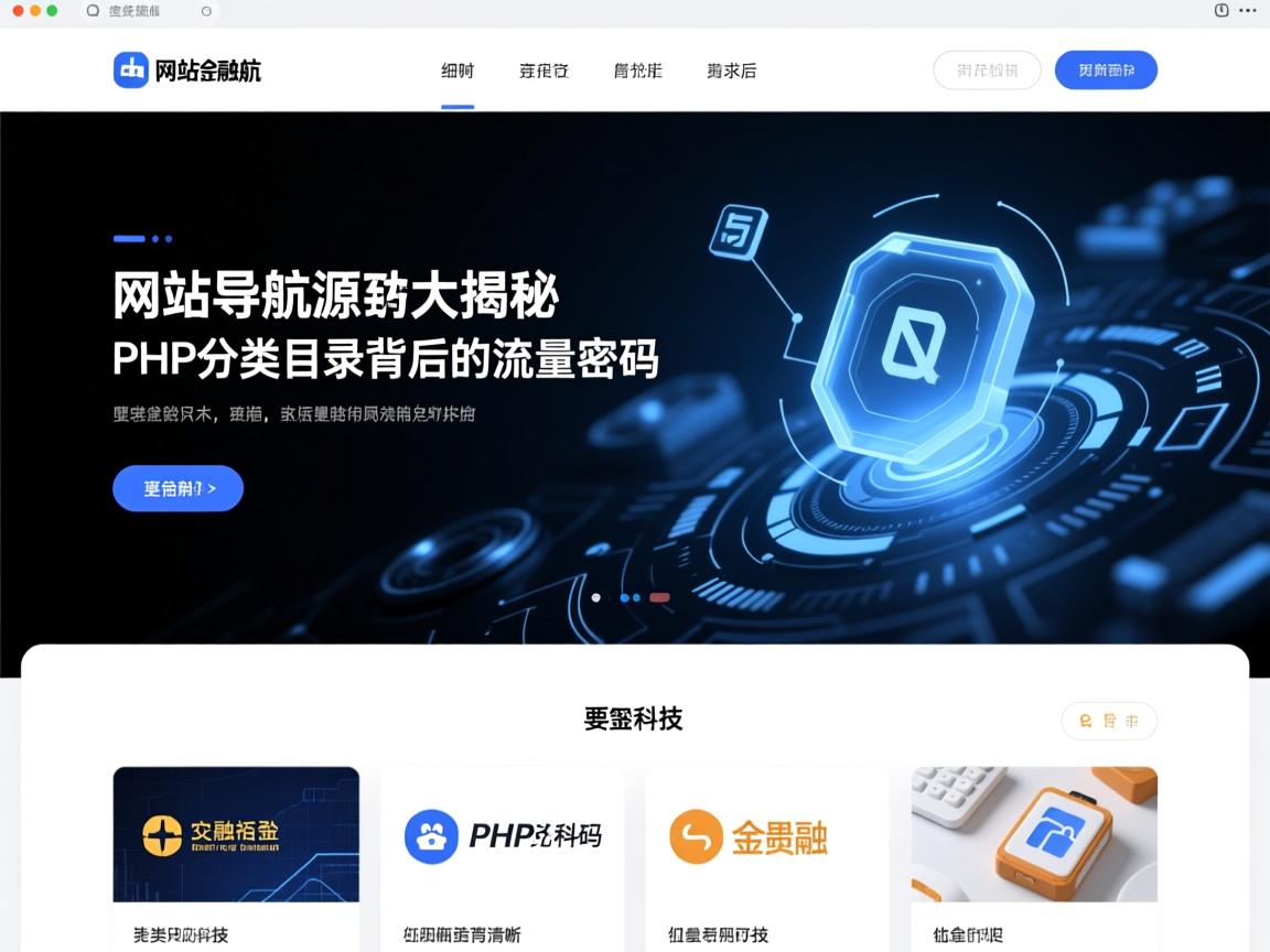 网站导航源码大揭秘，PHP分类目录背后的流量密码