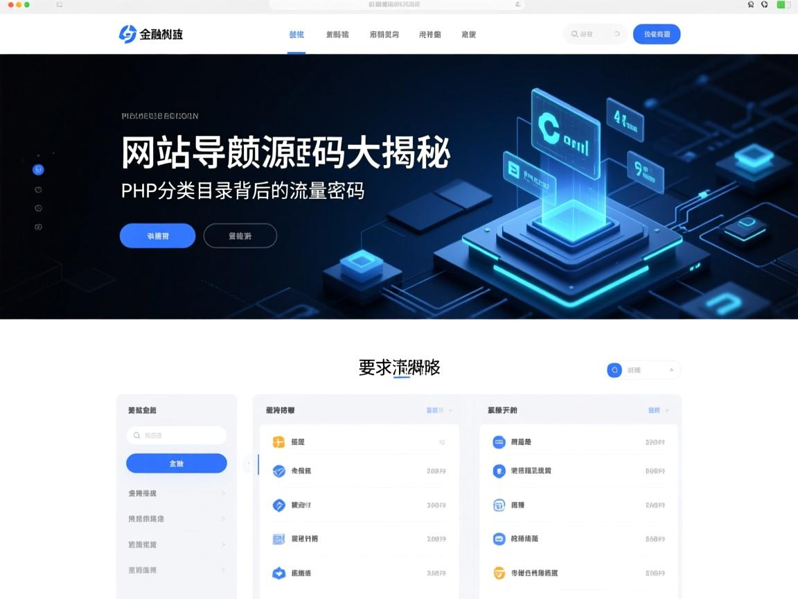 网站导航源码大揭秘,PHP分类目录背后的流量密码