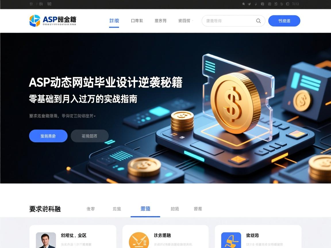 ASP动态网站毕业设计逆袭秘籍,零基础到月入过万的实战指南