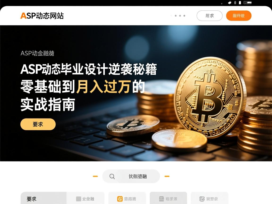 ASP动态网站毕业设计逆袭秘籍，零基础到月入过万的实战指南