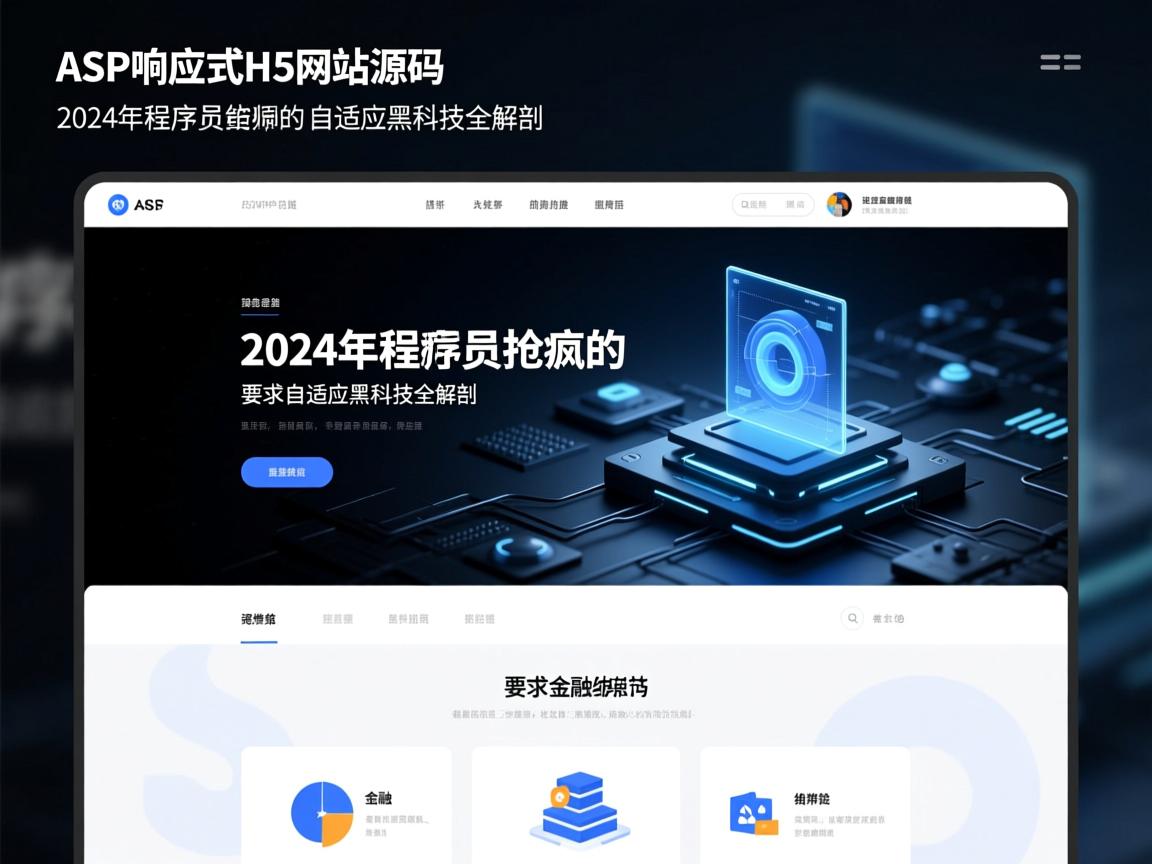 ASP响应式H5网站源码,2024年程序员抢疯的自适应黑科技全解剖