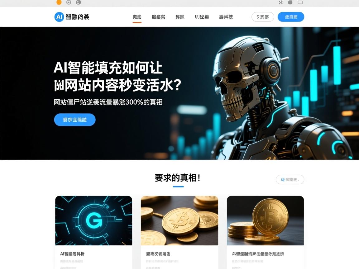 AI智能填充如何让网站内容秒变活水?网站僵尸站逆袭流量暴涨300%的真相!