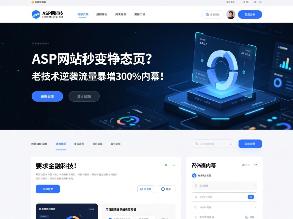 ASP网站秒变静态页?老技术逆袭流量暴增300%内幕!