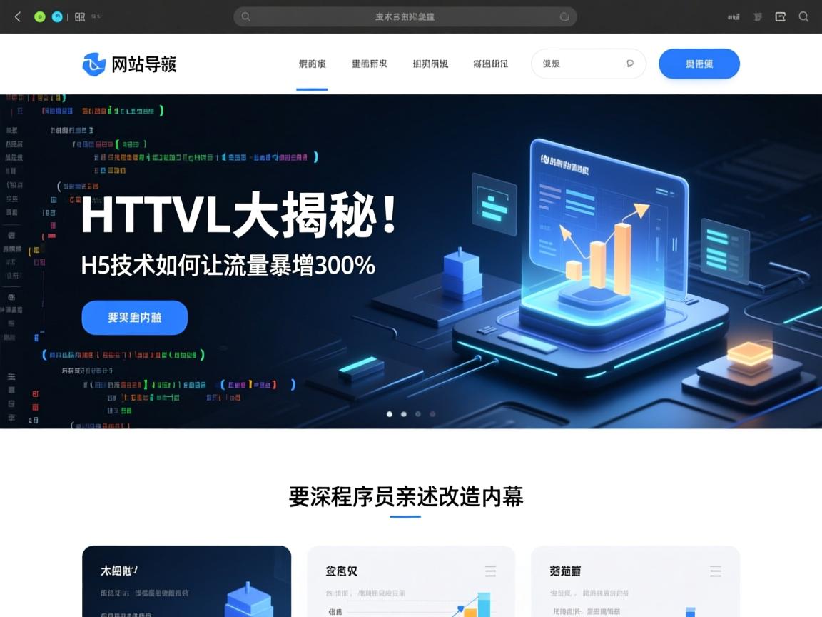 网站导航HTML源码大揭秘！H5技术如何让流量暴增300%资深程序员亲述改造内幕