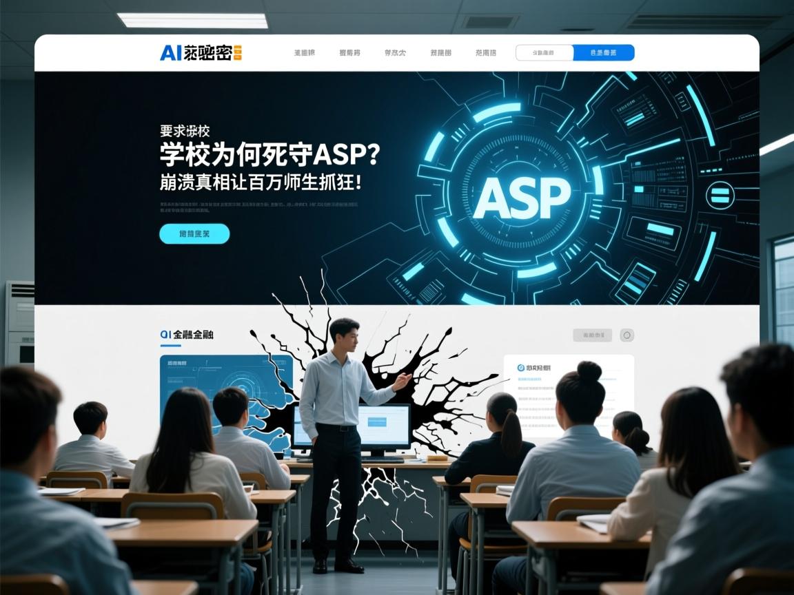 AI解密,学校网站为何死守ASP技术?崩溃真相让百万师生抓狂!