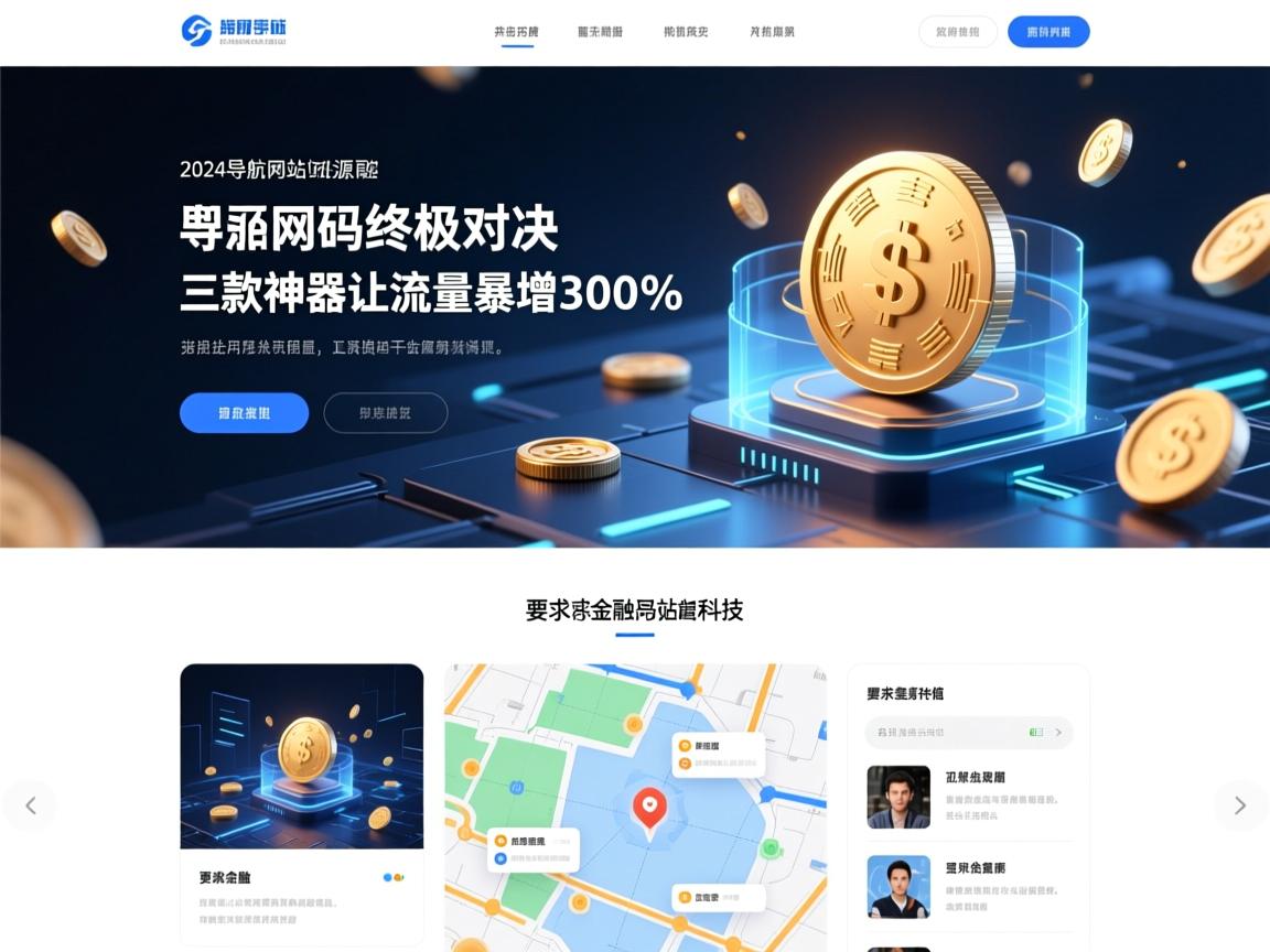 2024导航网站源码终极对决，三款神器让流量暴增300%