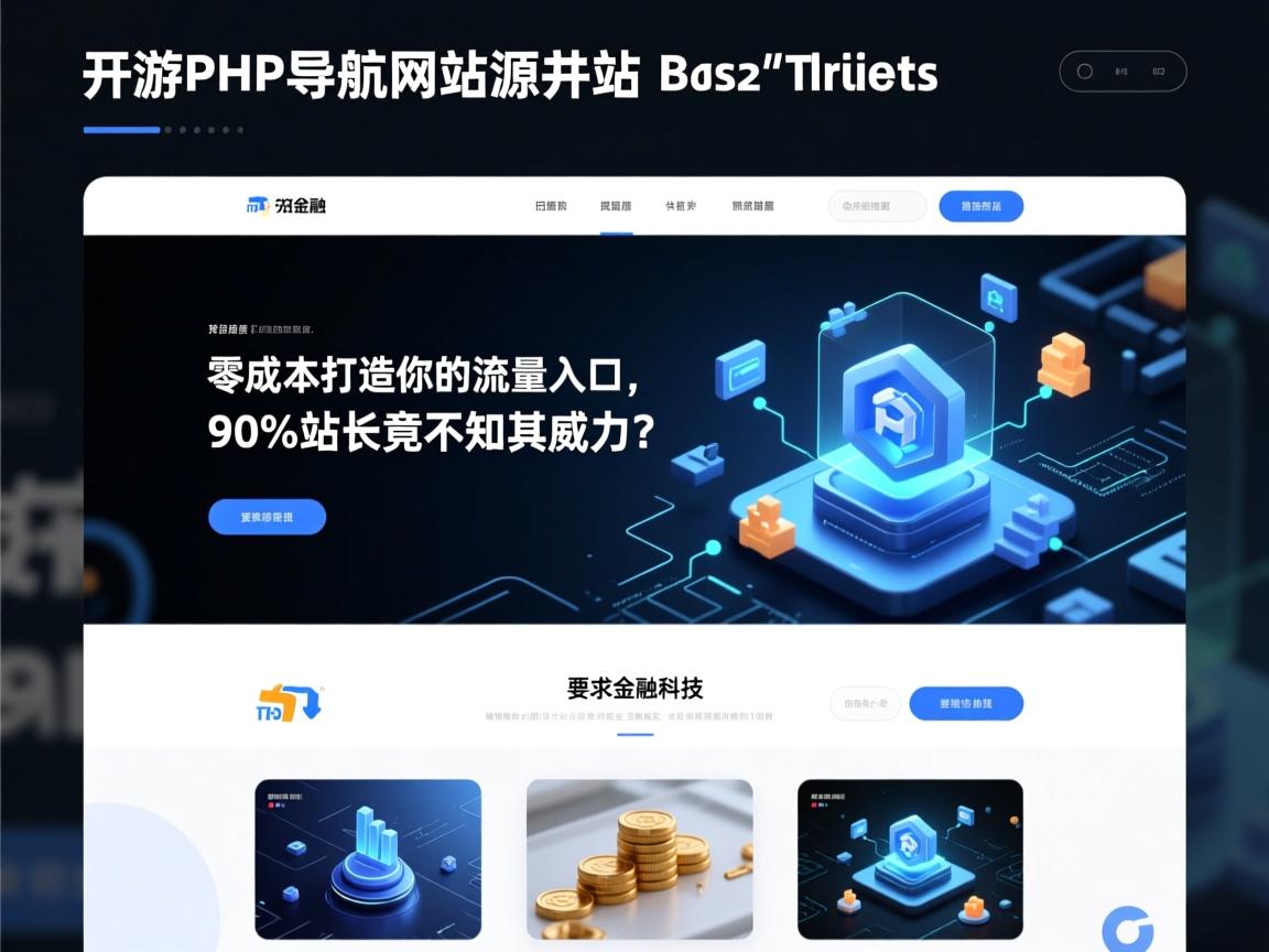 开源PHP导航网站源码,零成本打造你的流量入口,90%站长竟不知其威力?