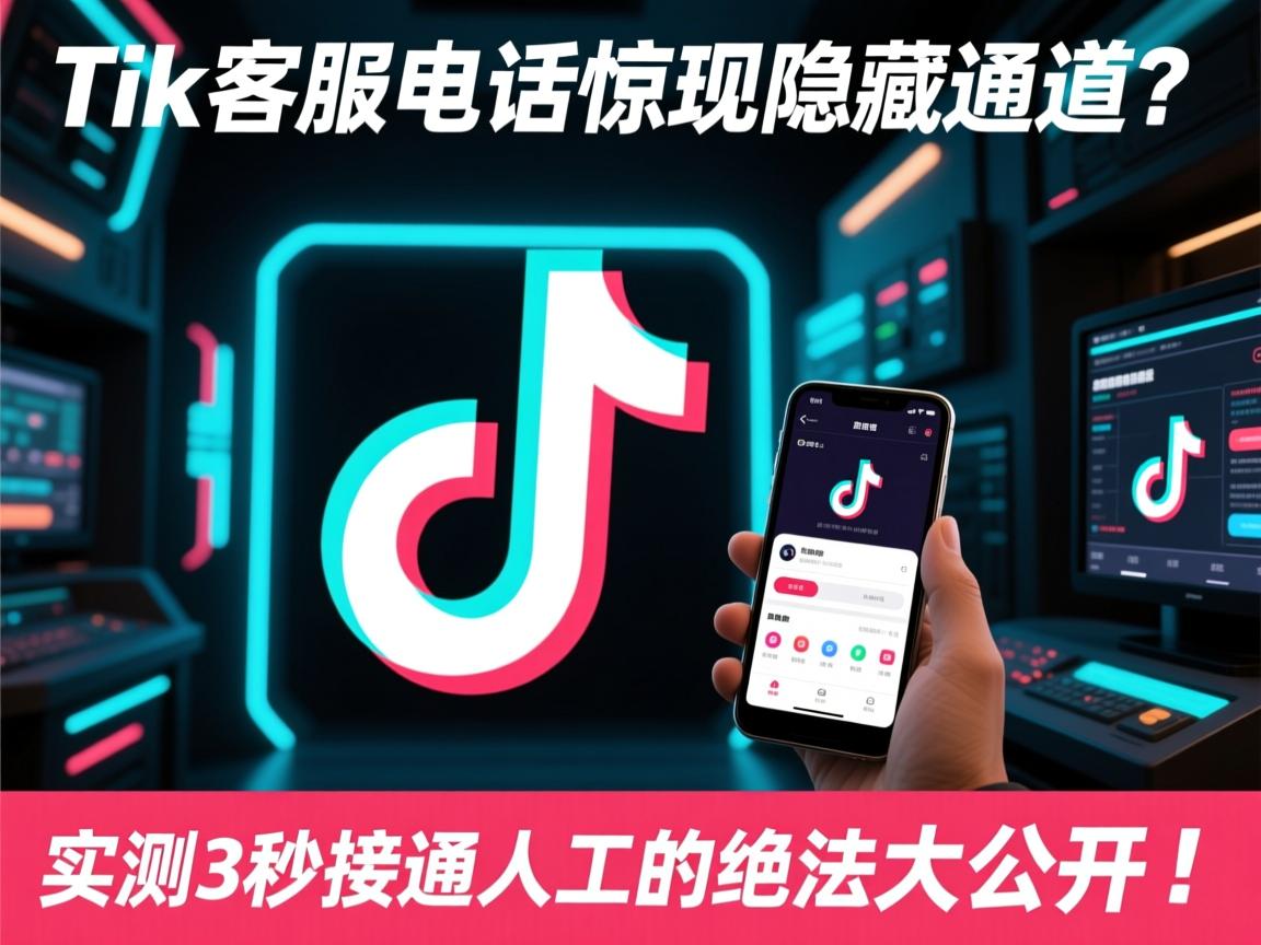 TikTok客服电话惊现隐藏通道?实测3秒接通人工的绝招大公开!