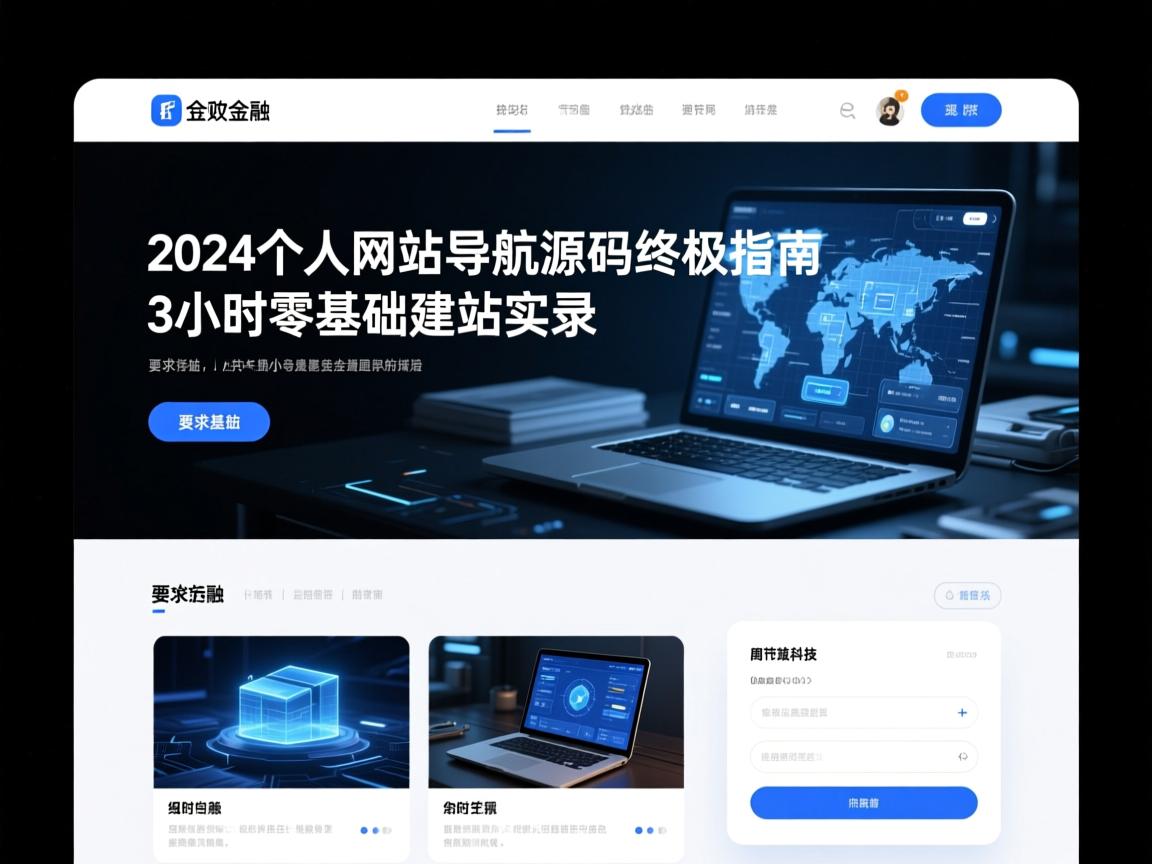 2024个人网站导航源码终极指南，3小时零基础建站实录