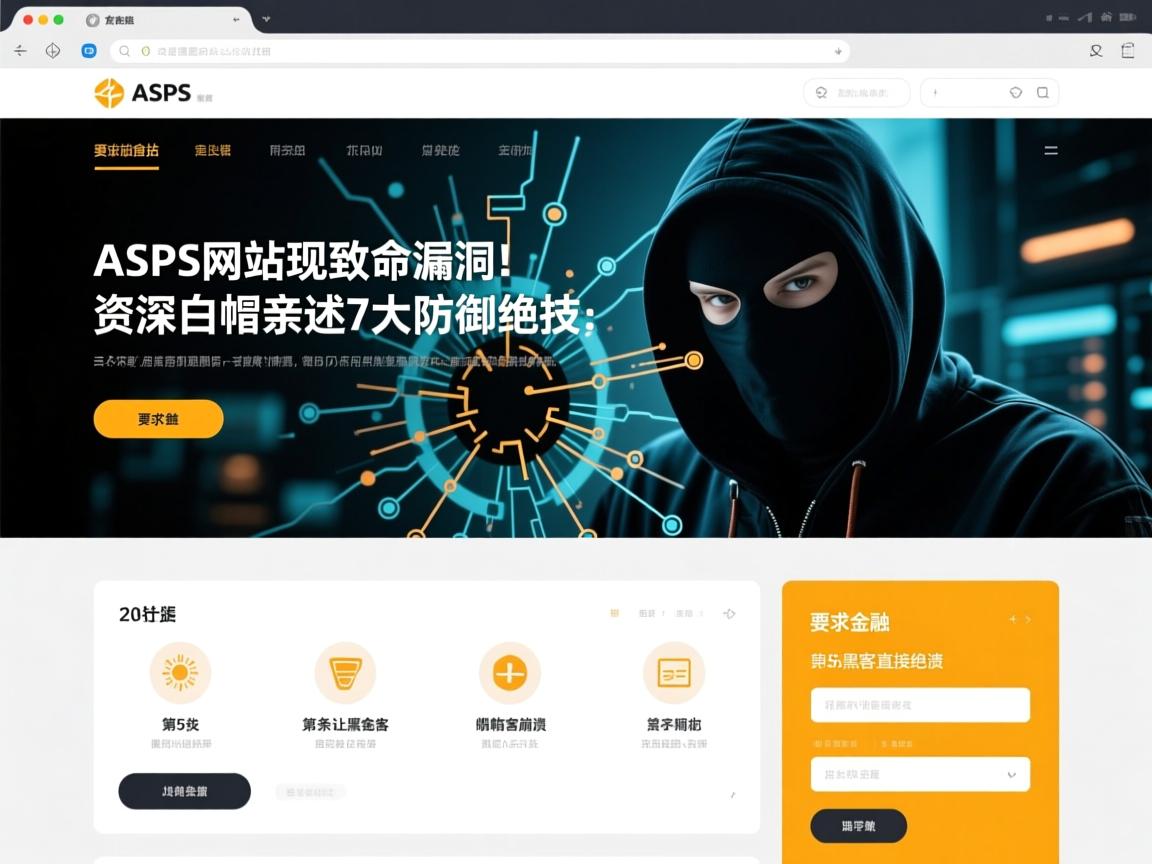 ASPX网站惊现致命漏洞!资深白帽亲述7大防御绝技,第5条让黑客直接崩溃