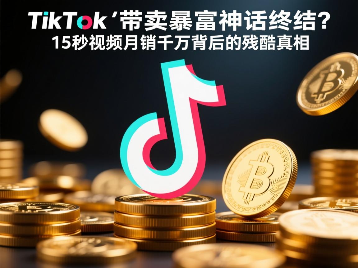 TikTok带货暴富神话终结?15秒视频月销千万背后的残酷真相
