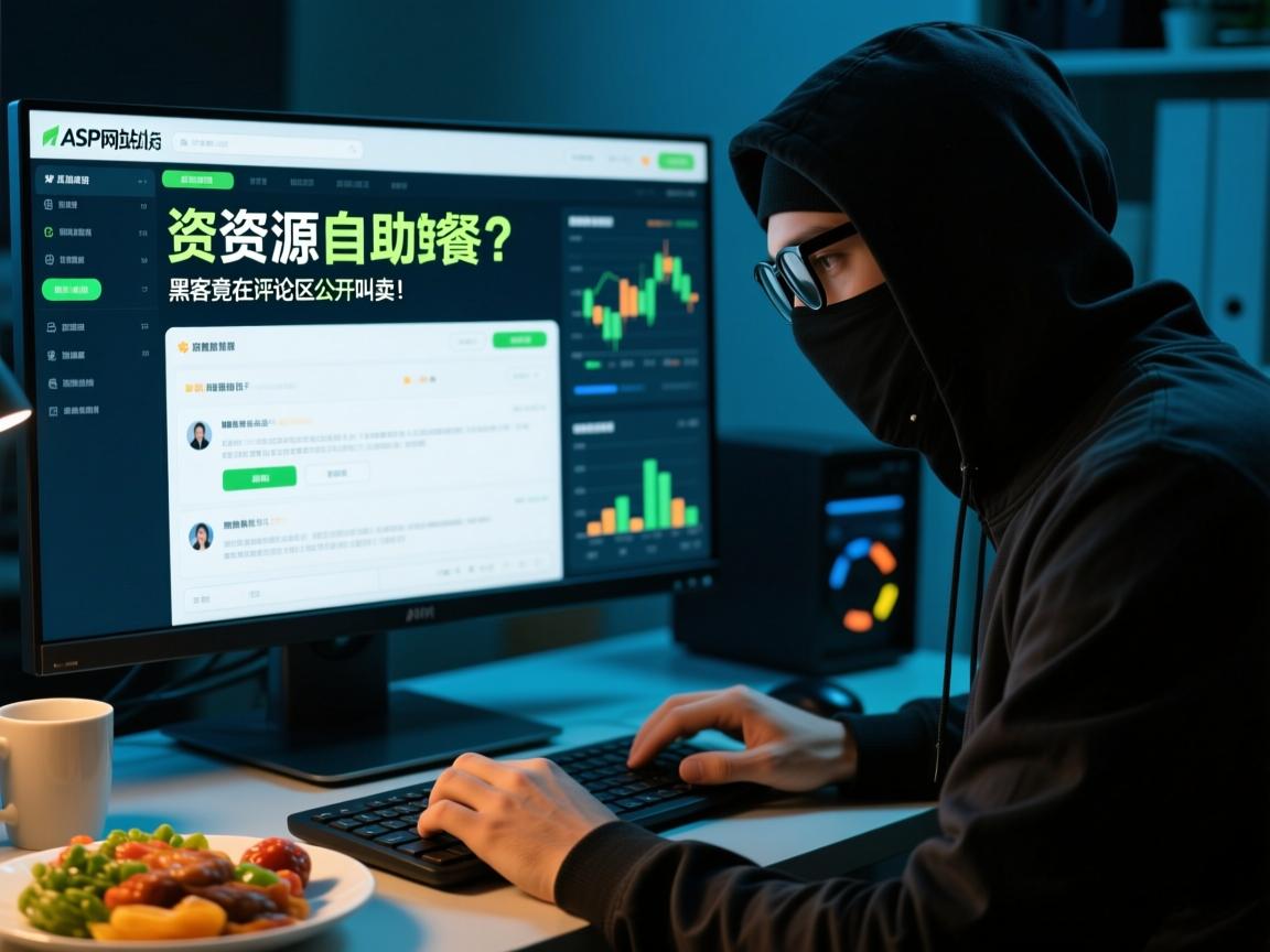 ASP网站惊现资源自助餐?黑客竟在评论区公开叫卖!