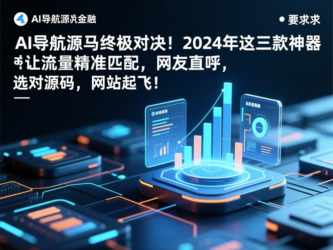 AI导航源码终极对决！2024年这三款神器让流量精准匹配，网友直呼，选对源码，网站起飞！