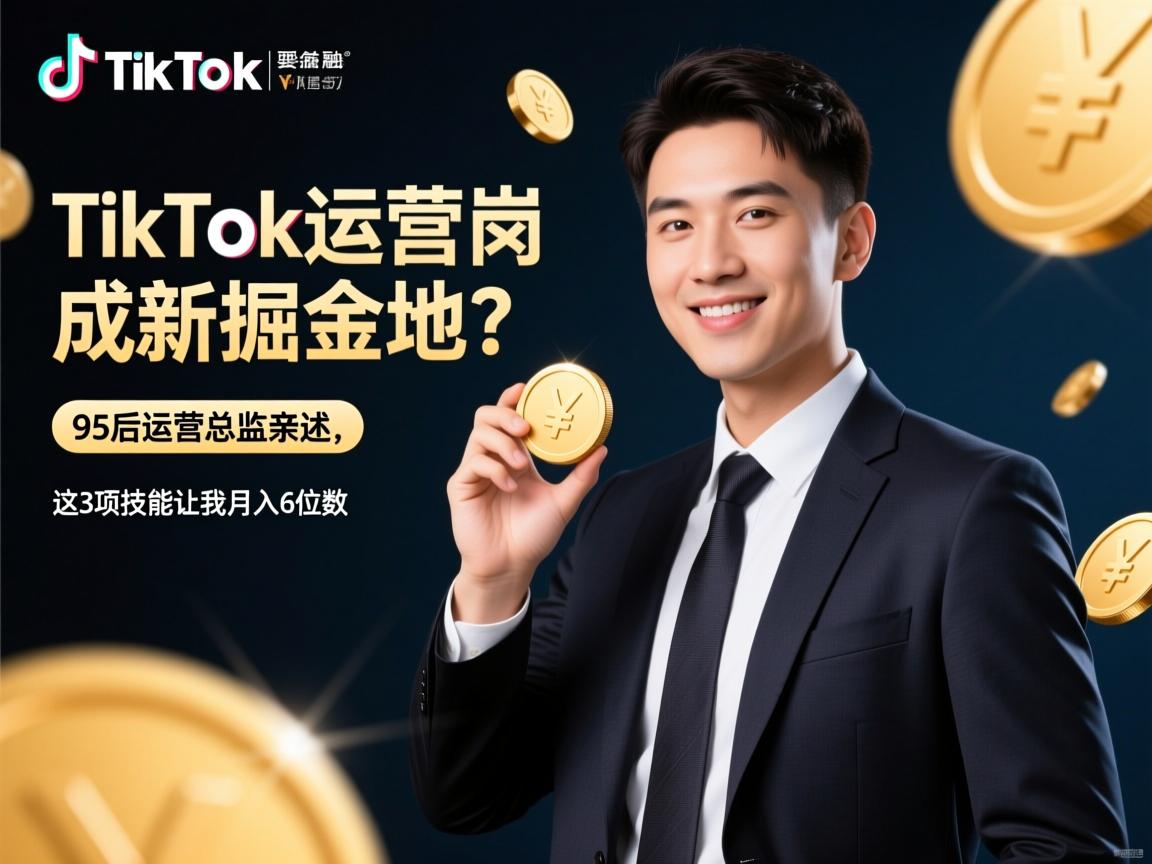 TikTok运营岗成新掘金地?95后运营总监亲述,这3项技能让我月入6位数