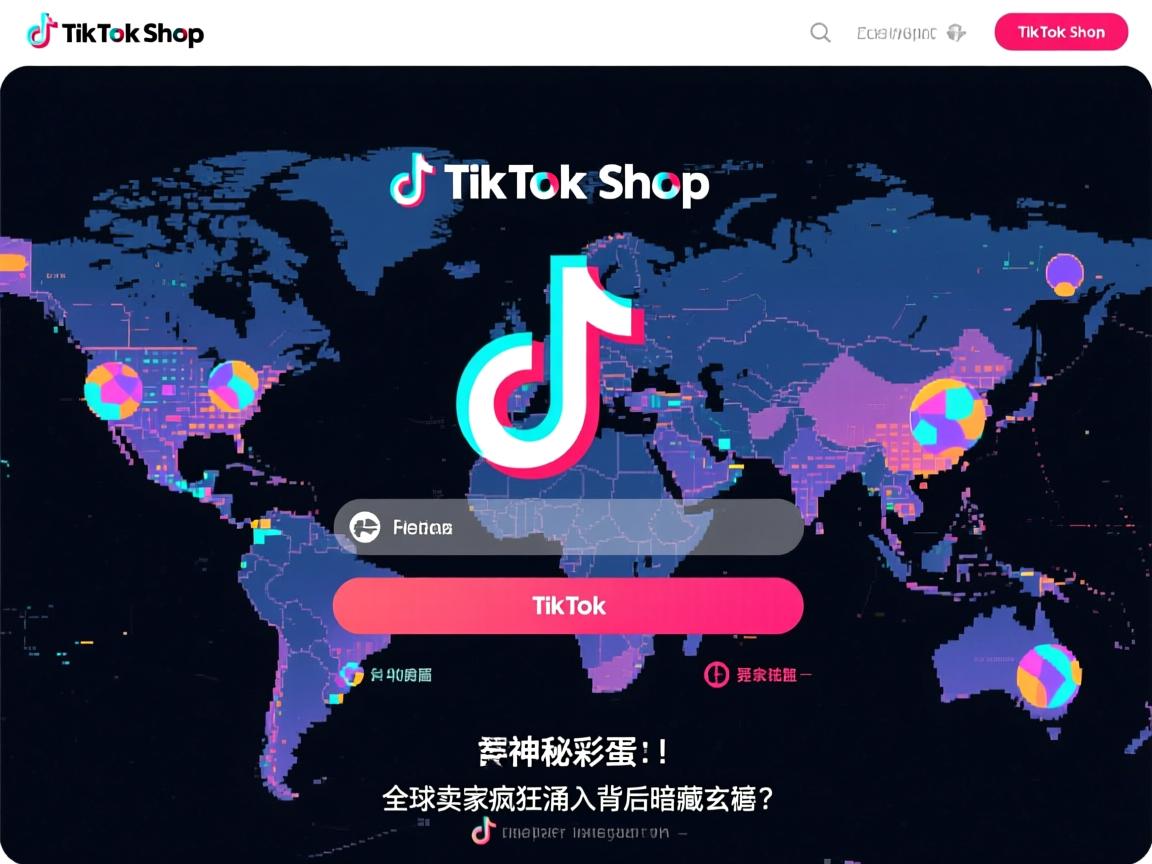 TikTok Shop登录页面惊现神秘彩蛋！全球卖家疯狂涌入背后暗藏玄机？