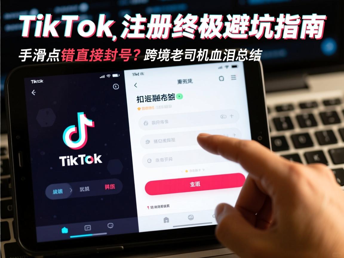 TikTok账号注册终极避坑指南，手滑点错直接封号？跨境老司机血泪总结
