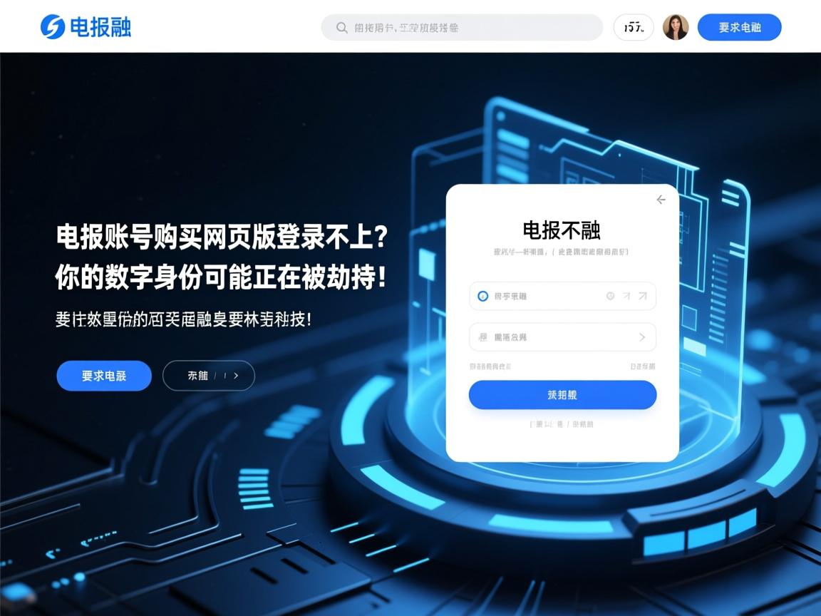 电报账号购买网页版登录不上?你的数字身份可能正在被劫持!