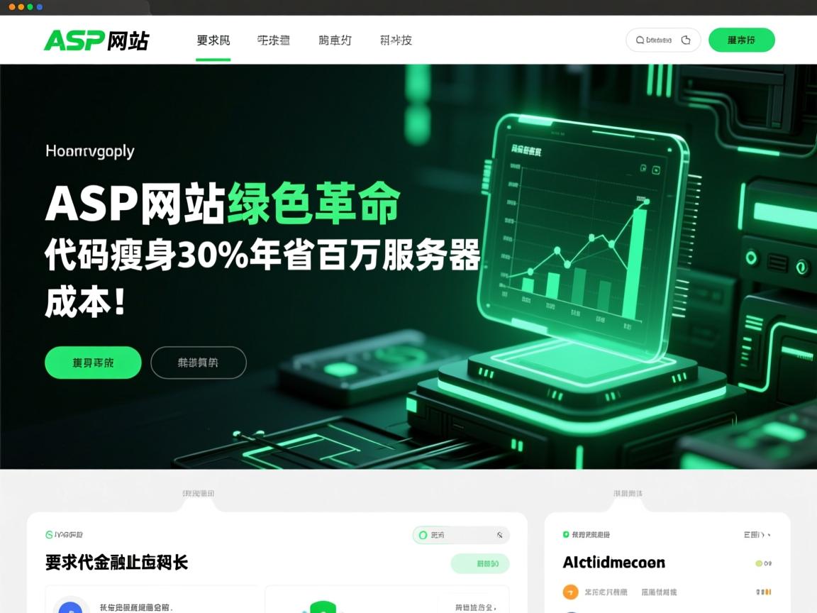 ASP网站绿色革命,代码瘦身30%年省百万服务器成本!