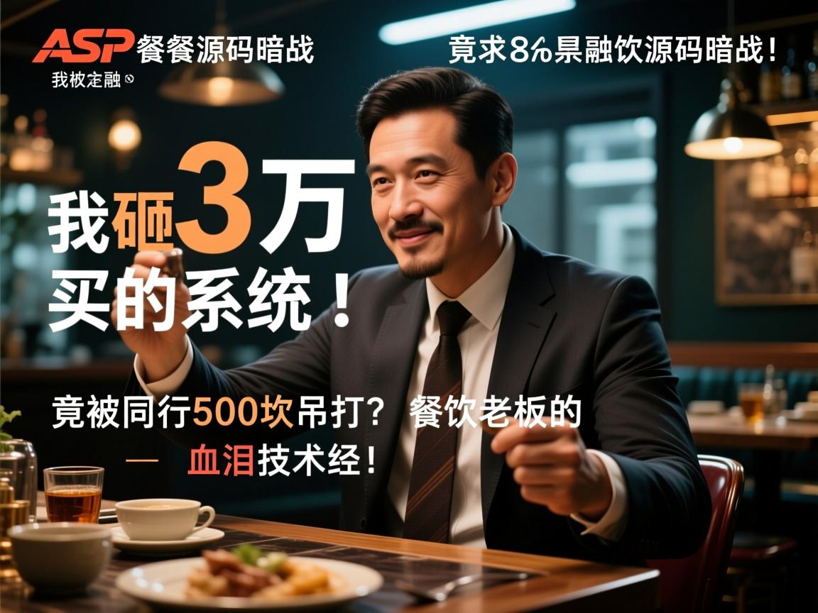 ASP订餐源码暗战,我砸3万买的系统,竟被同行500块吊打?餐饮老板的血泪技术经!