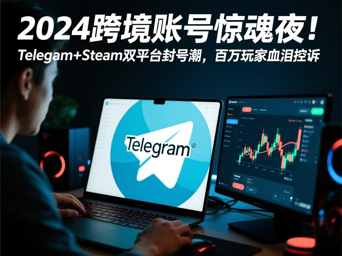 2024跨境账号惊魂夜!Telegram+Steam双平台封号潮,百万玩家血泪控诉