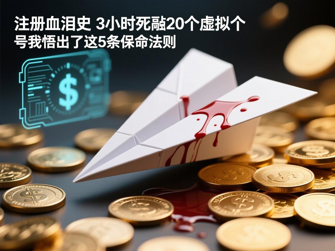 纸飞机注册血泪史，3小时死磕20个虚拟号，我悟出了这5条保命法则
