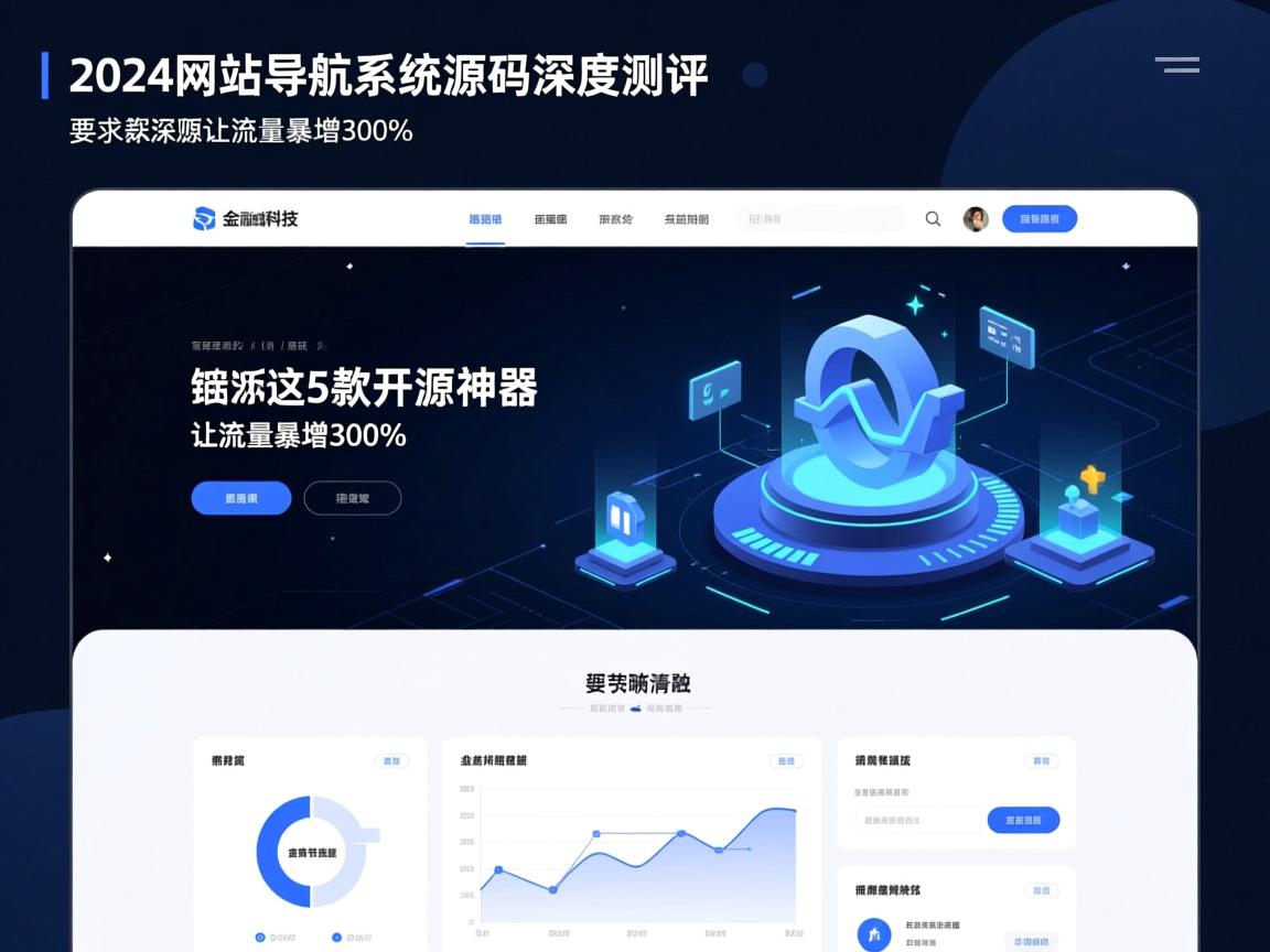 2024网站导航系统源码深度测评，这5款开源神器让流量暴增300%