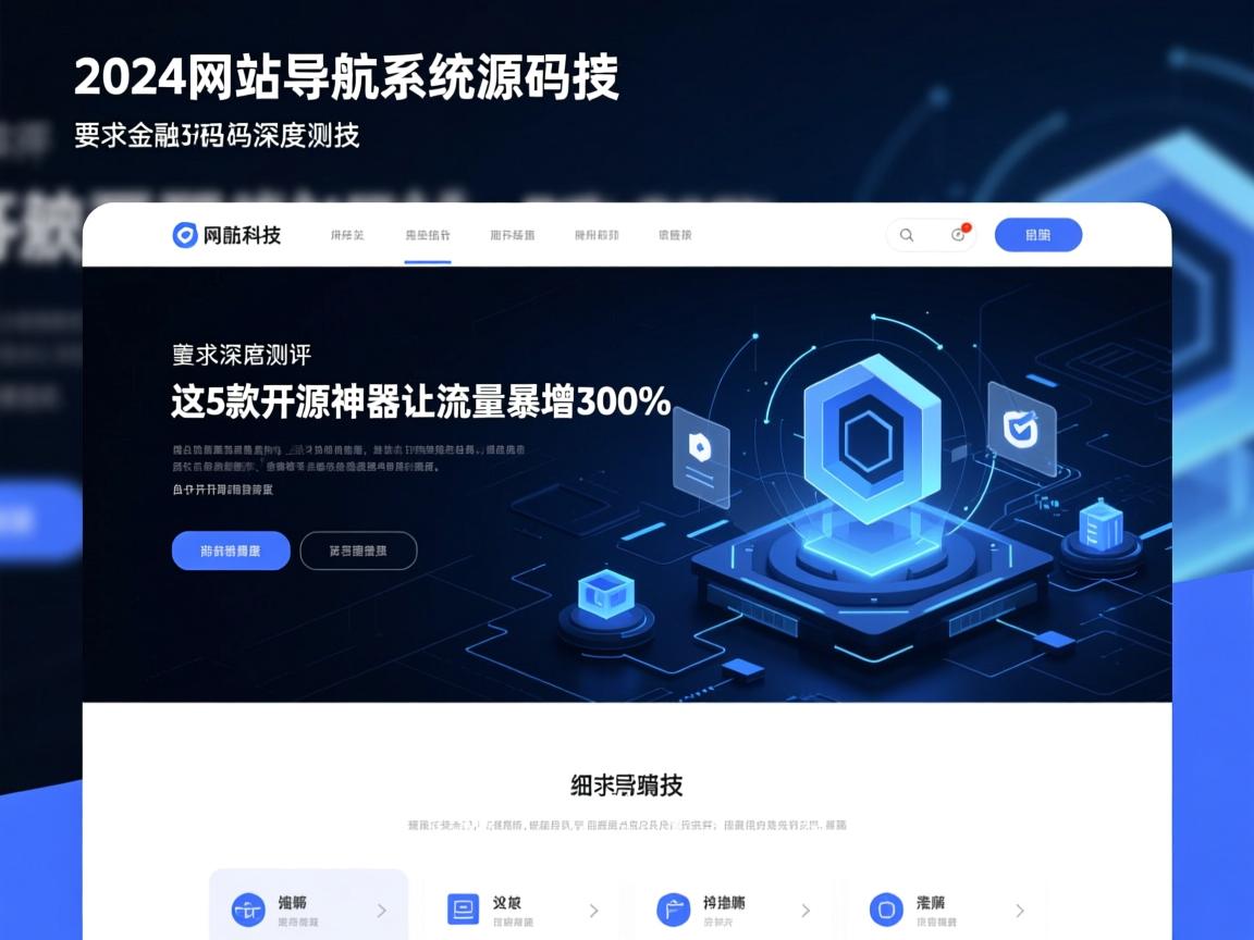 2024网站导航系统源码深度测评,这5款开源神器让流量暴增300%