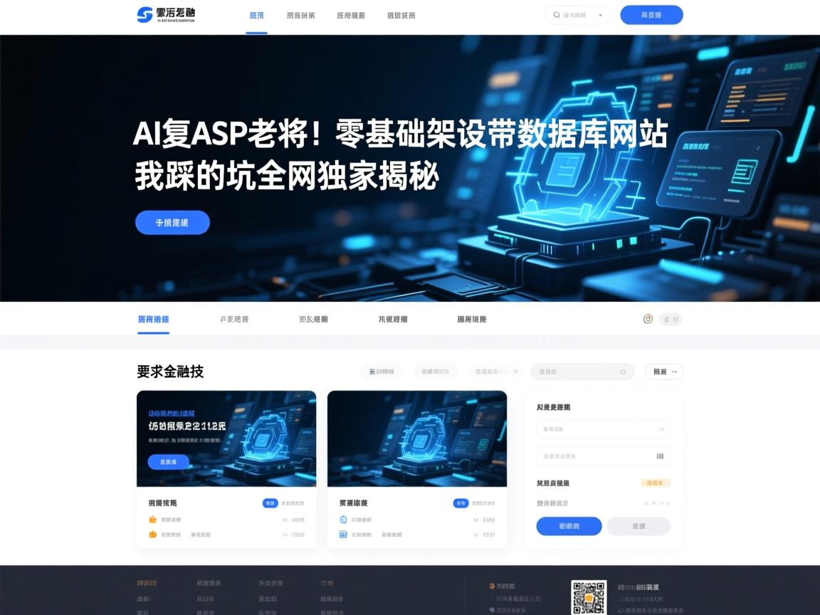 AI复活ASP老将!零基础架设带数据库网站,我踩的坑全网独家揭秘